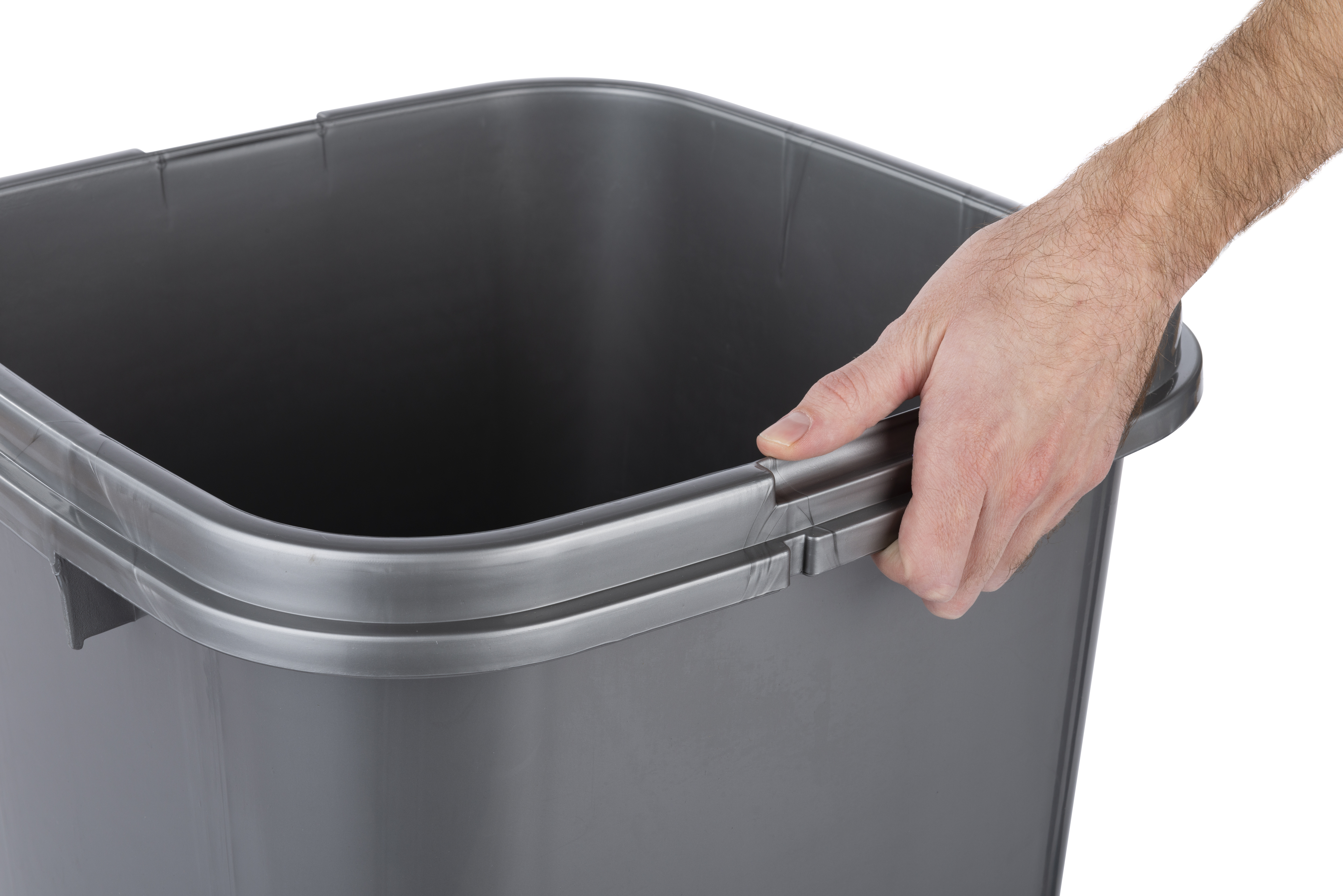 Trash Can Liner for 36 Gallon Receptacles - Gray - Image 2