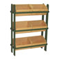 Wood Crate Stand with 3 Tiers
