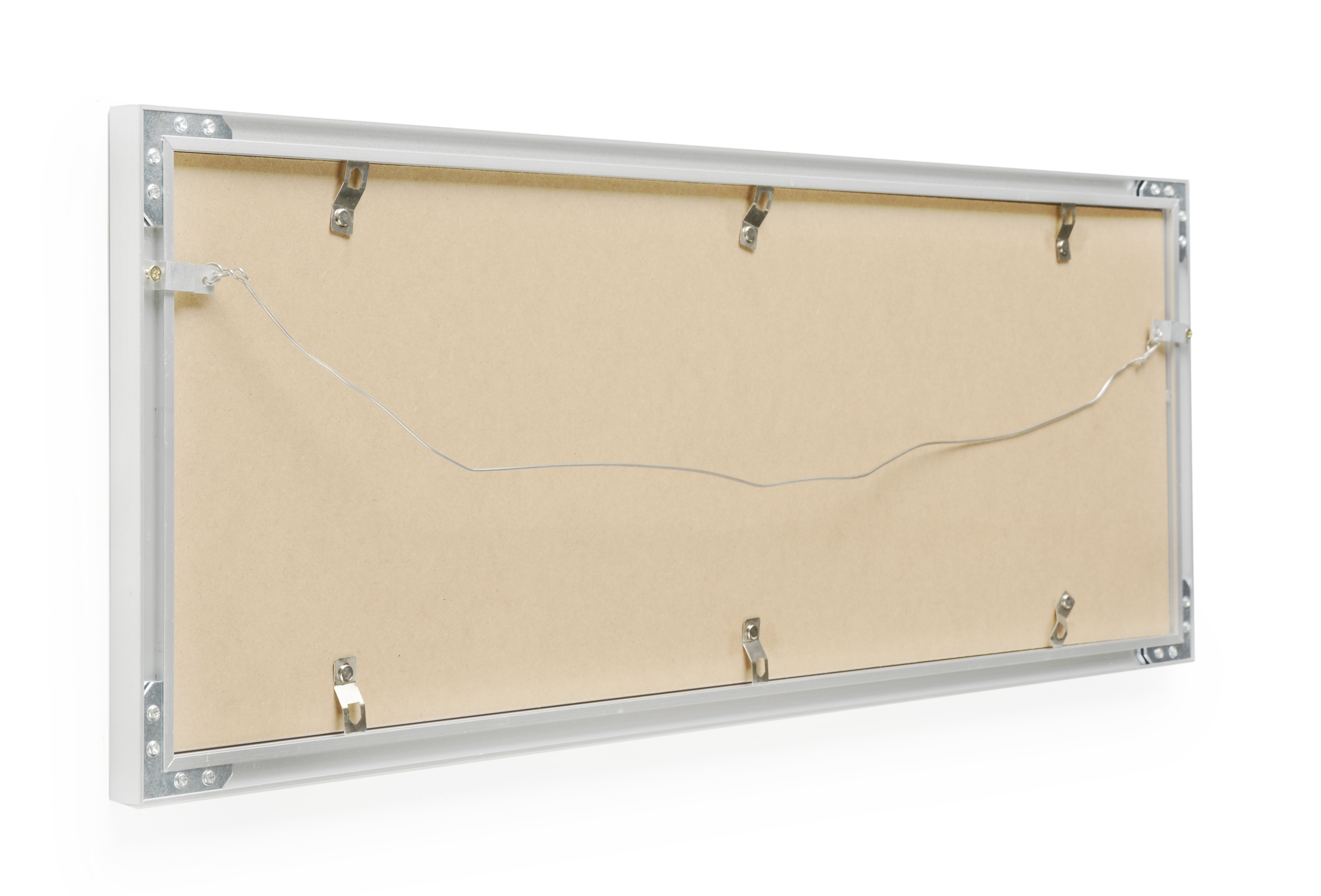 Silver Panorama Frame | 30x10 Picture Display | Displays2Go