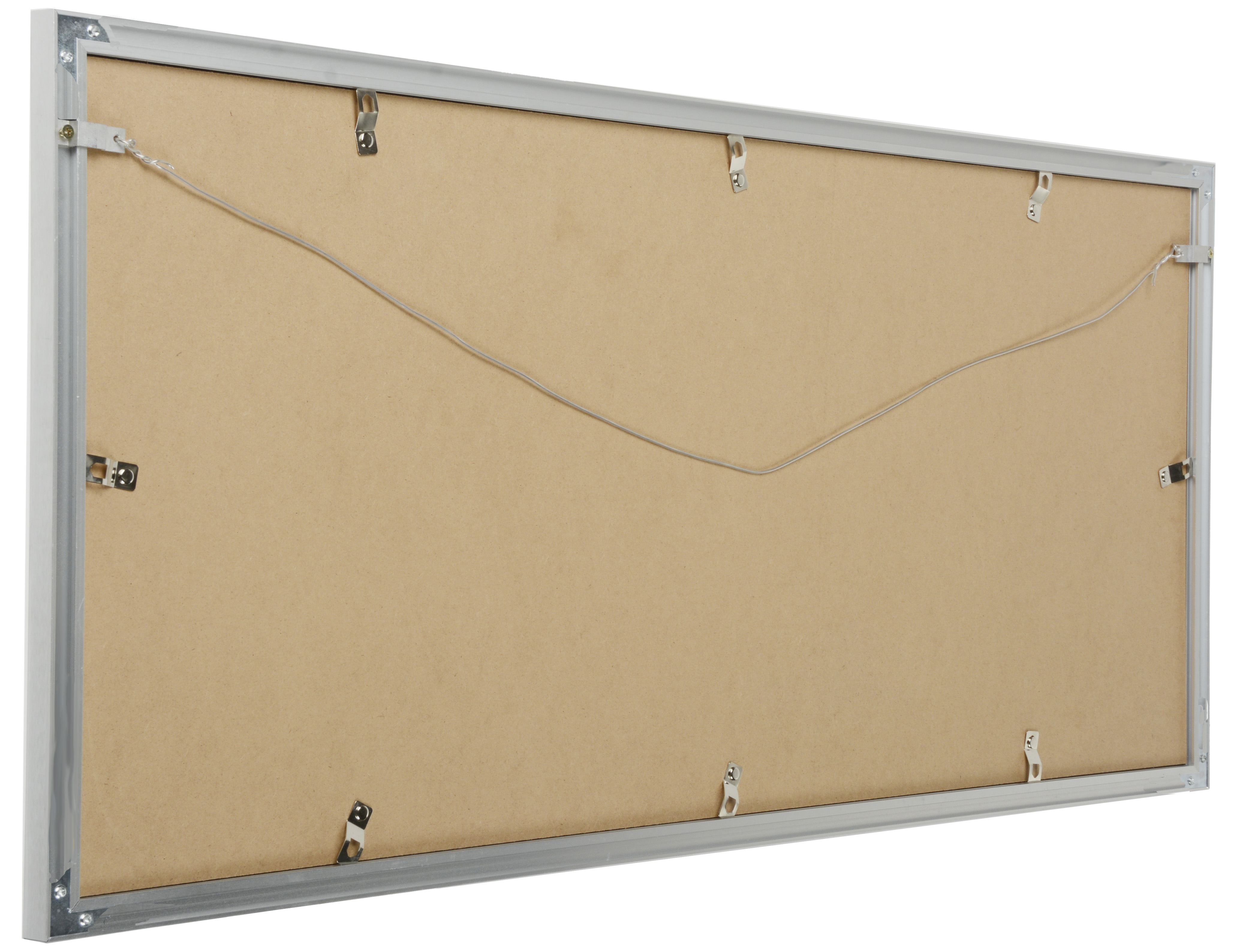 Silver Panoramic Photo Frame | Wall Mounted | Displays2Go