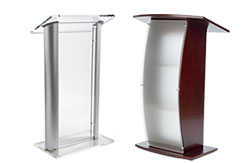Podiums for churches, schools, and charitable organizations