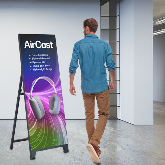 Portable digital displays