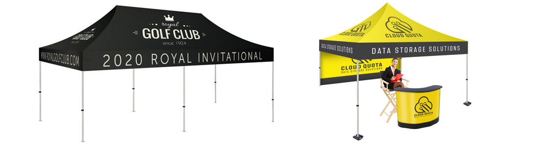 Portable event popup tents