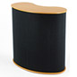 39" Portable Counter with Inner Shelf - Black - Image 7