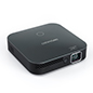Portable mini projector with Miracast and auto keystoning
