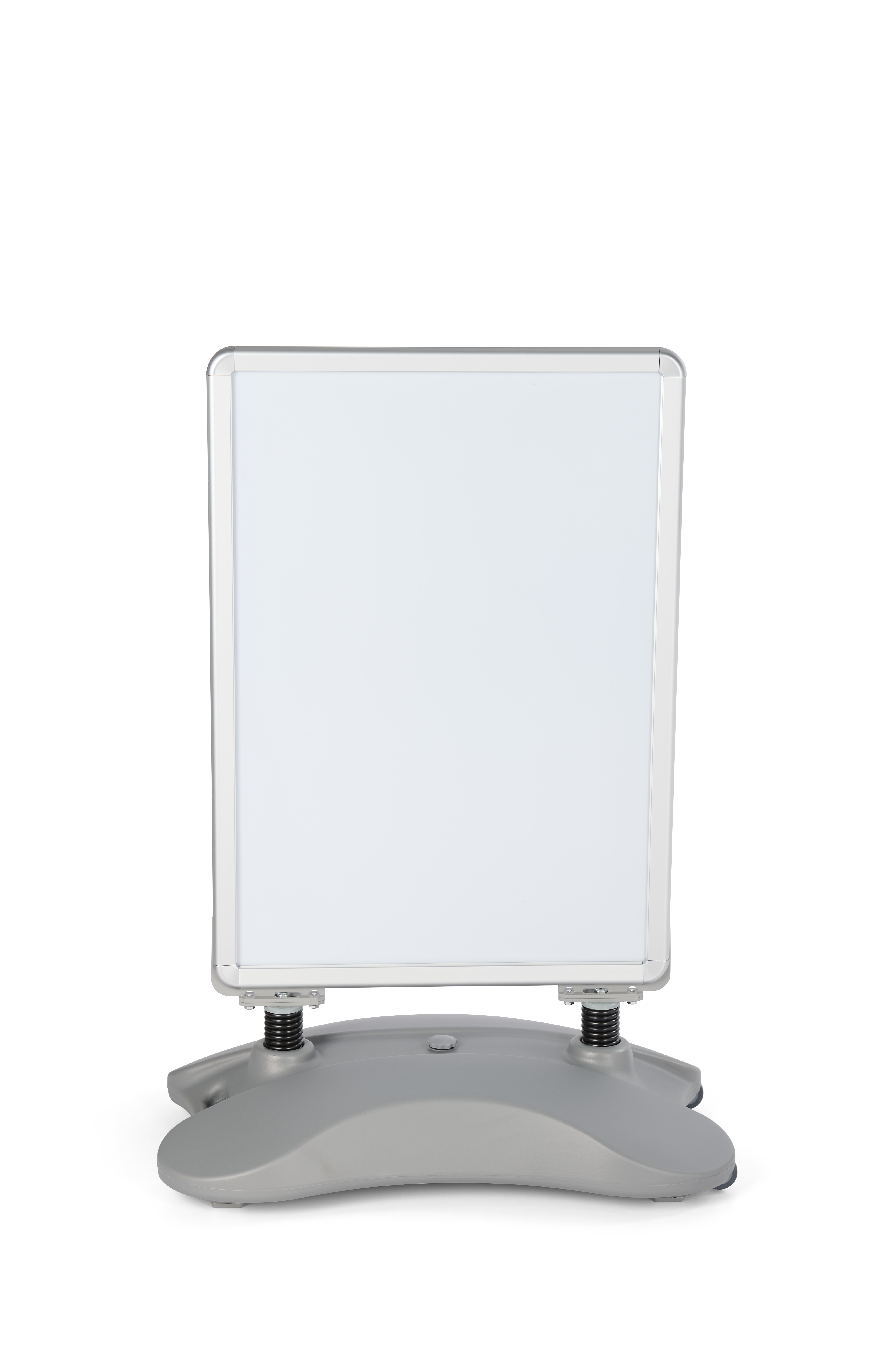 Weighted Sidewalk Sign Stand, Double Sided, Fillable Base - Gray - Image 2