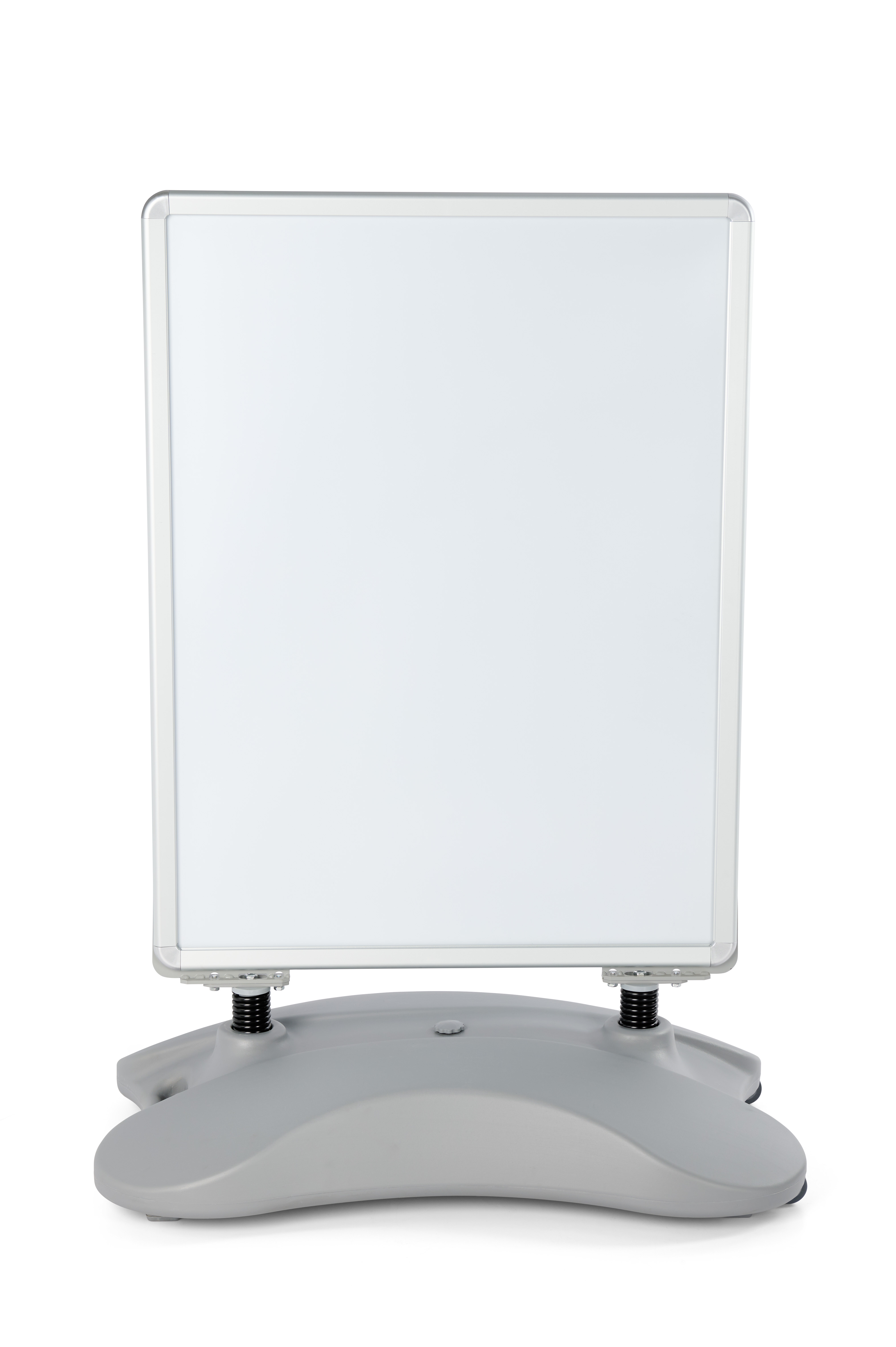 Weighted Sidewalk Sign Stand, Double Sided, Fillable Base - Gray - Image 2