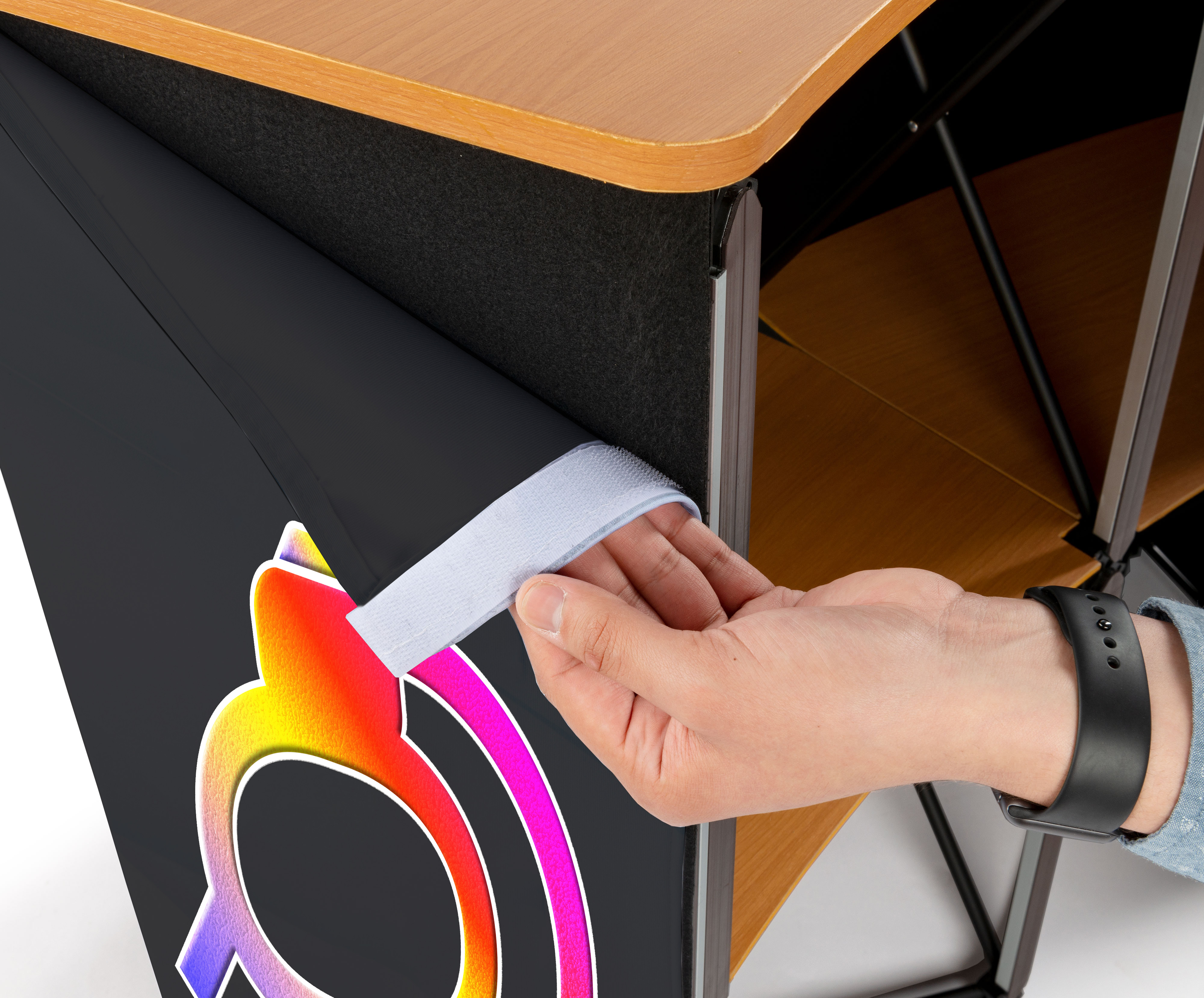 Wrap Around Fabric Graphic for CNTPUVL3X2 Counter - Image 3