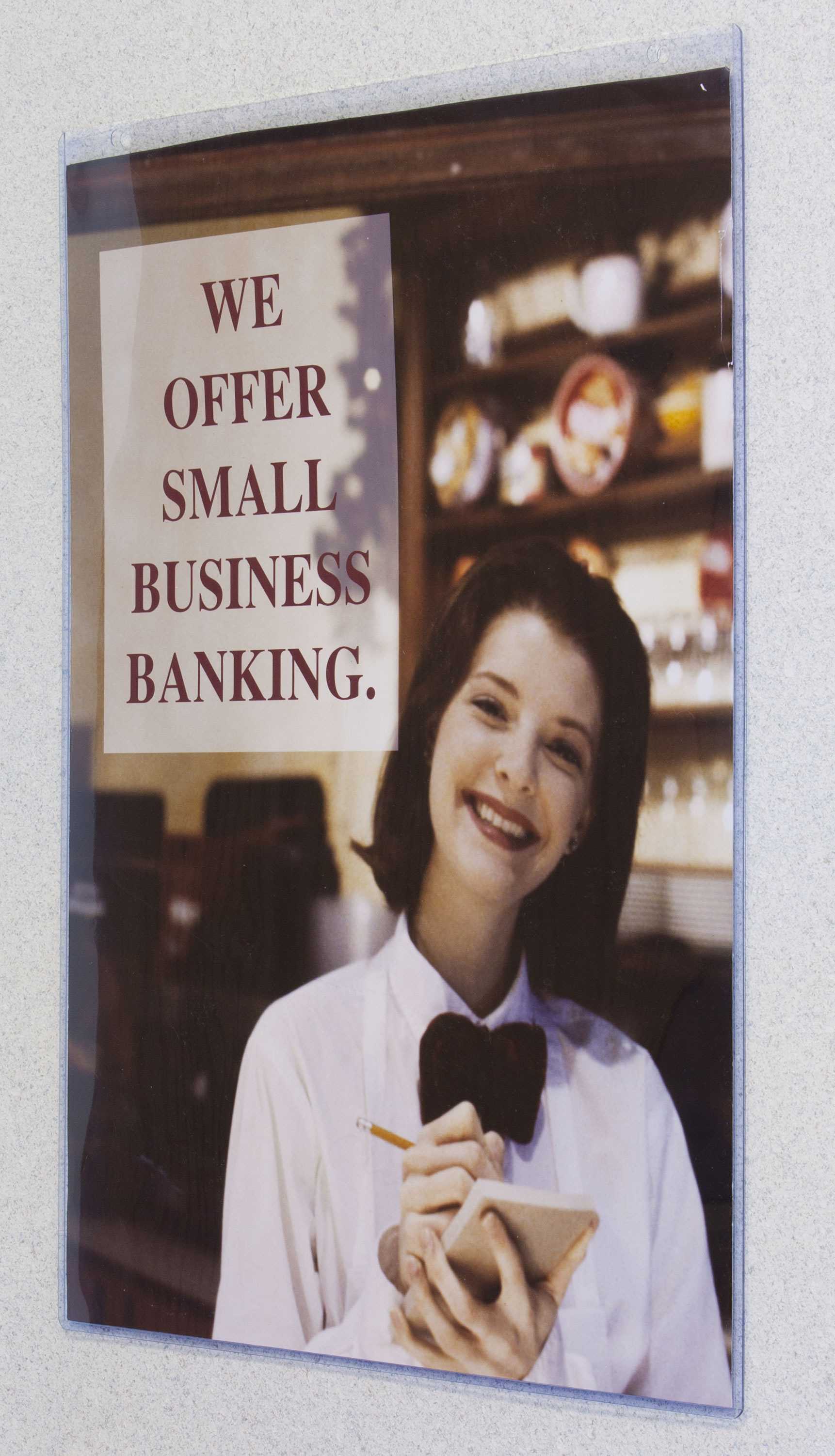 18" x 24" Wall Mounted Sign Holder with Adhesive Tape, Top Insert, Frameless - Clear