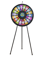Game wheels with rubber feet