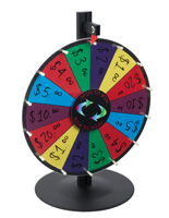 Countertop Wheel Game | Glossy Multi-Color Write-On Surface