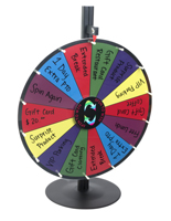 Dry Erase Spin Wheel Game with Iron Base