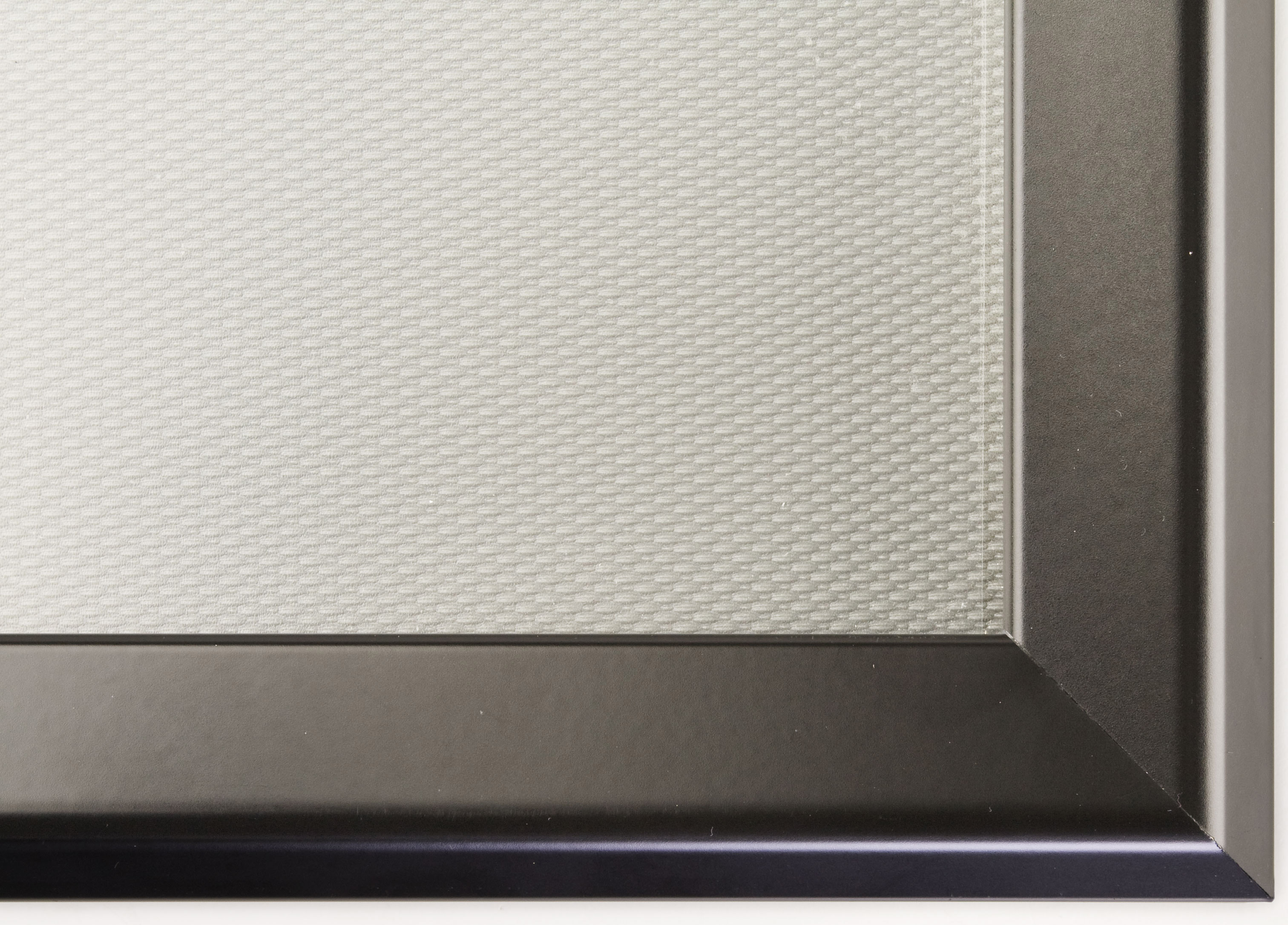 24x36 Black Aluminum Snap Frame 1.0 Profile, Wall Mounted