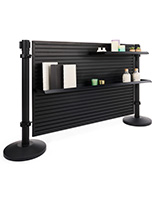 Slatwall merchandiser with double sided design