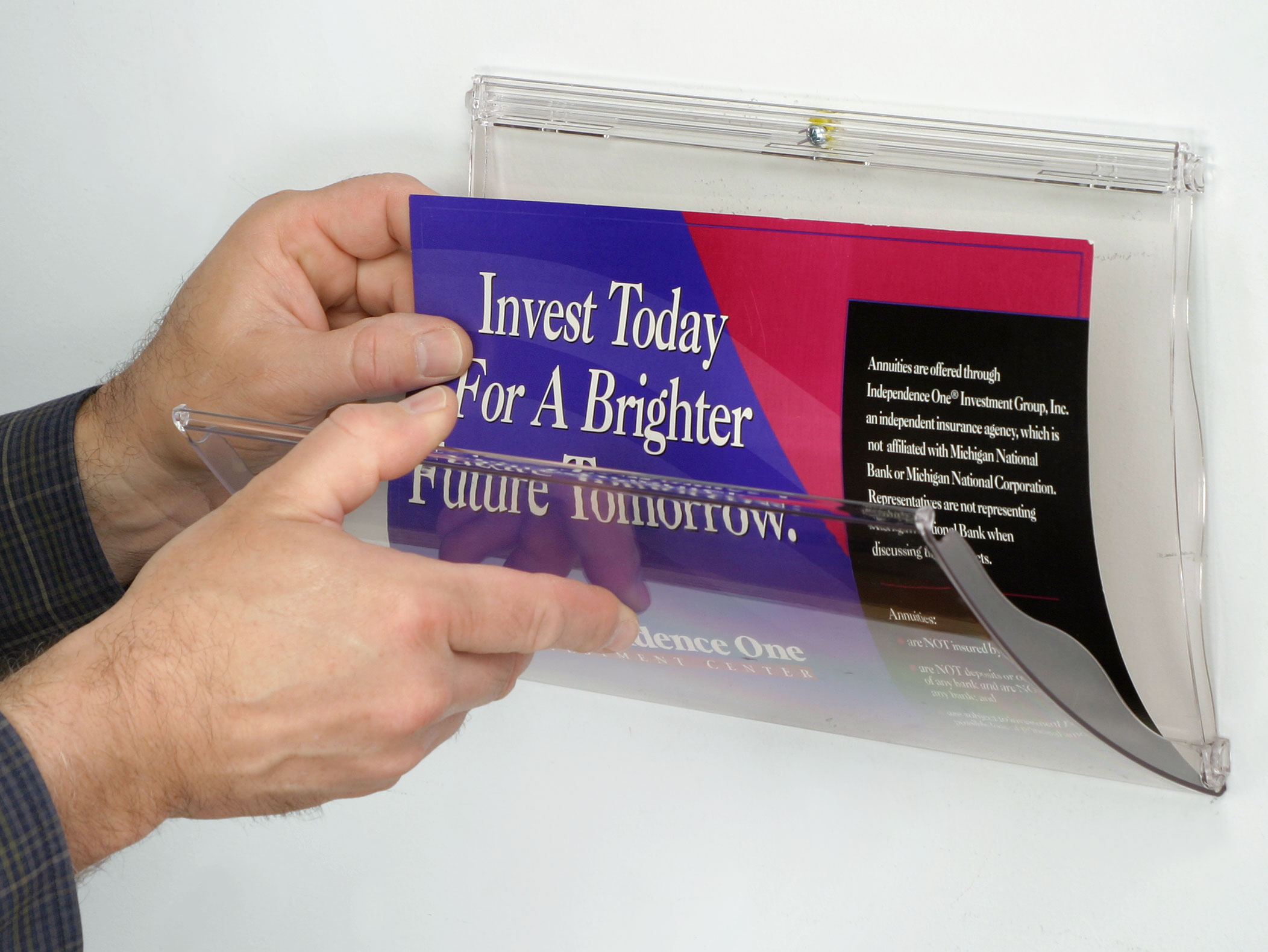 Office Signs are Front-Loading for Easy Access | Displays2Go