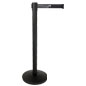 Durable Stanchion with Black Printed Belt