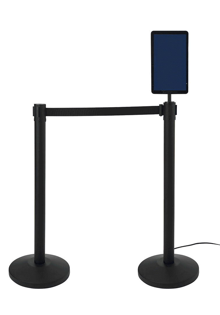 Enhance Customer Interaction with This Digital Stanchion