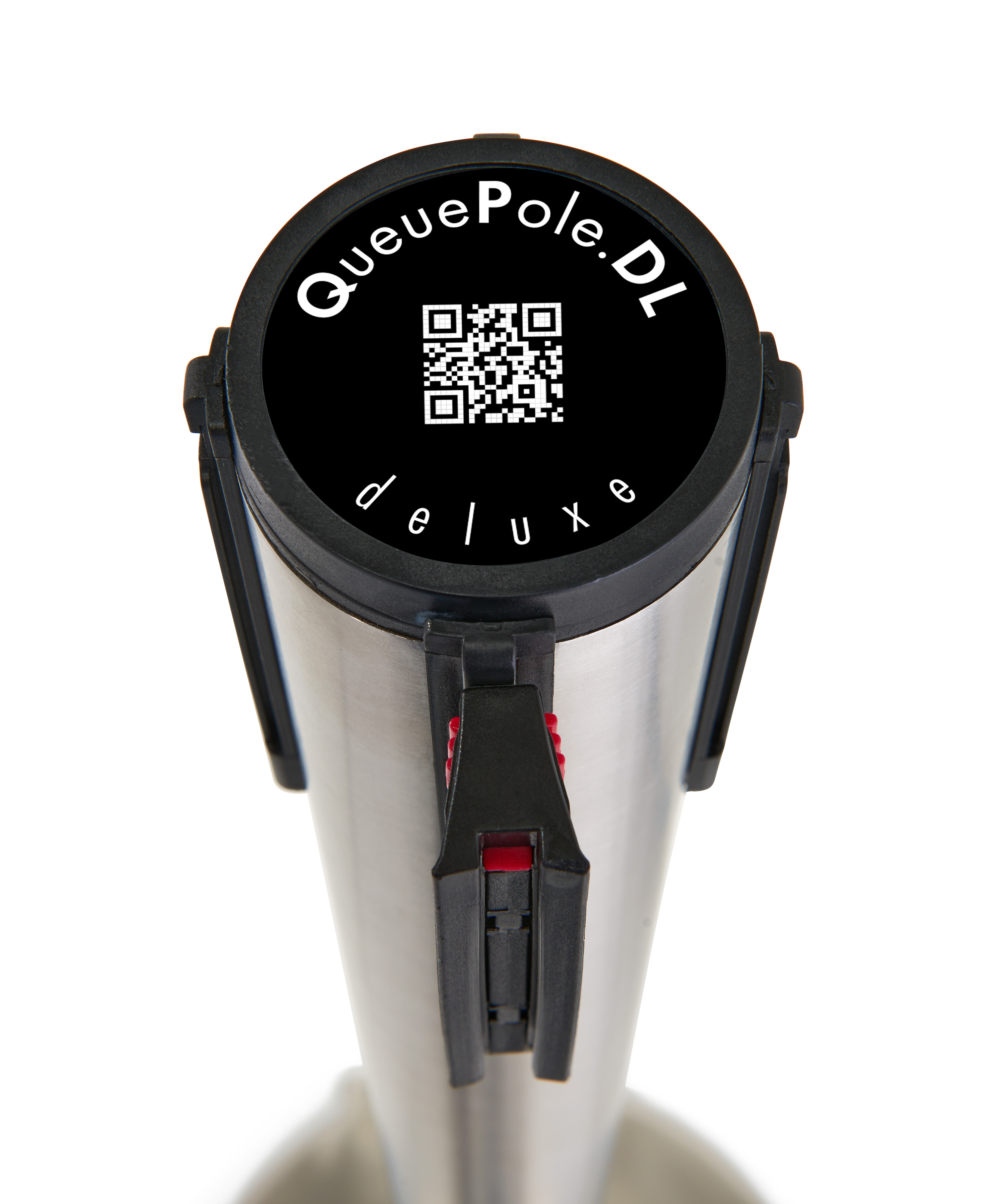 QueuePole.Deluxe 41" Stanchion Post with 10' Retractable Belt - Multiple Colors - Image 8