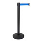 Crowd control stanchion with a overall height of 36 inches