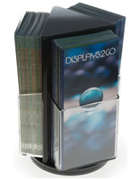 Countertop Rotating 3 Pocket Literature Holder