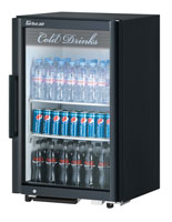 swing door countertop merchandiser refrigerator