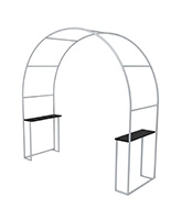 Round Arch Booth Frame Only