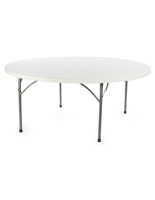 Round Plastic Folding Table