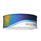 Circle hanging banners with aluminum frame 
