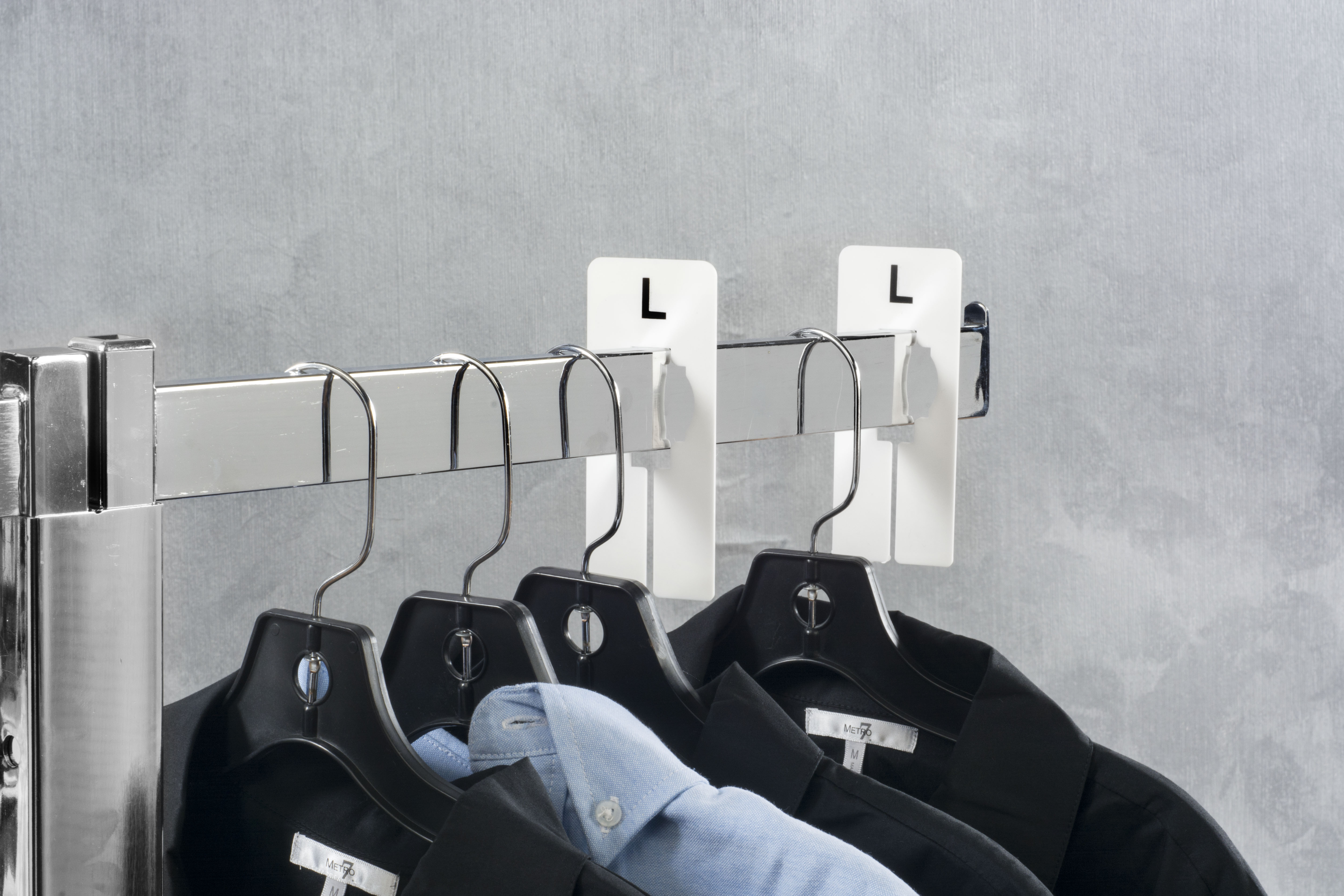 Clothing Rack Size Dividers | Set of 100 | Displays2Go