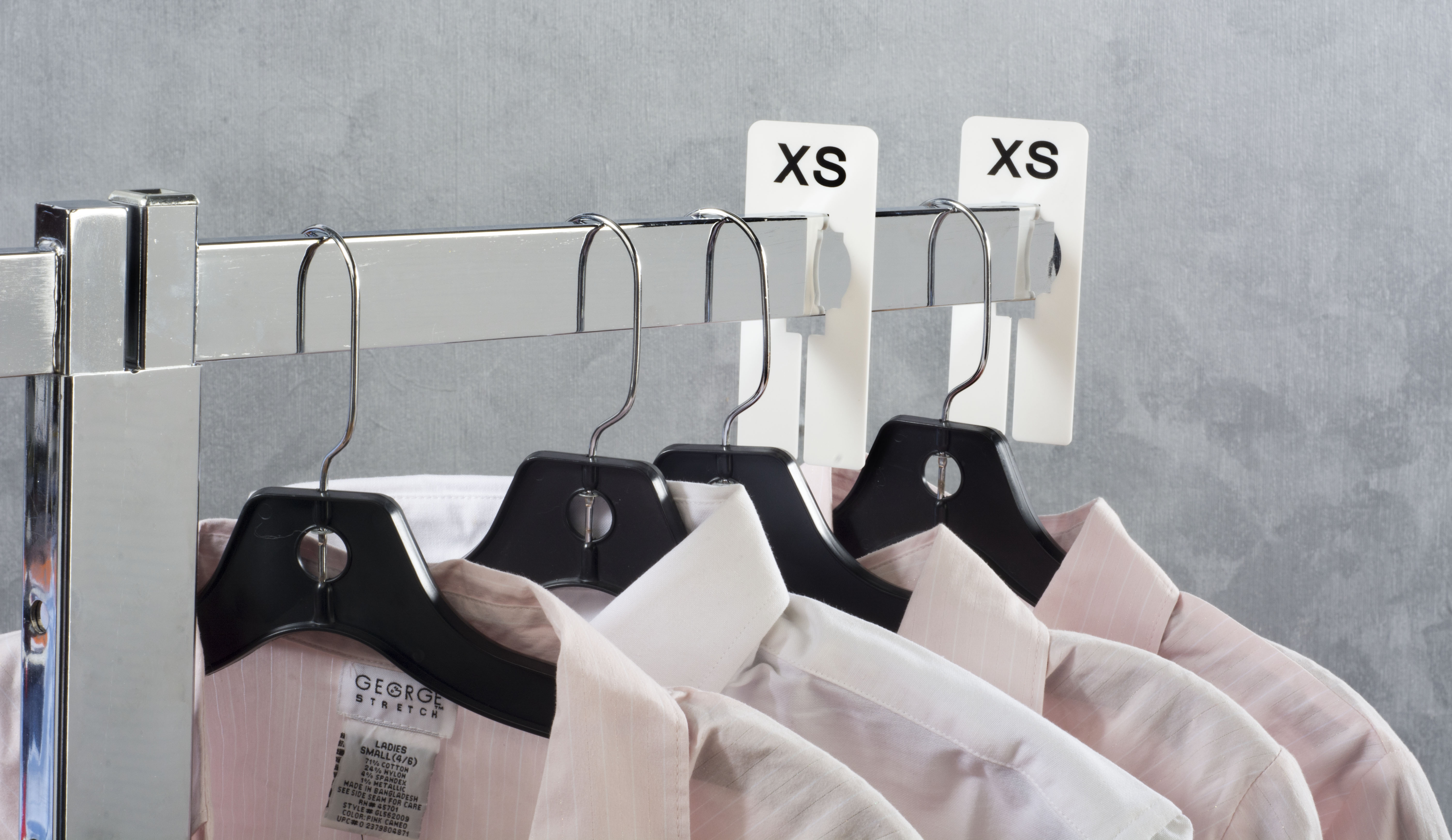 Clothing Rack Size Dividers | Size Markers for Clothes Racks | Displays2Go