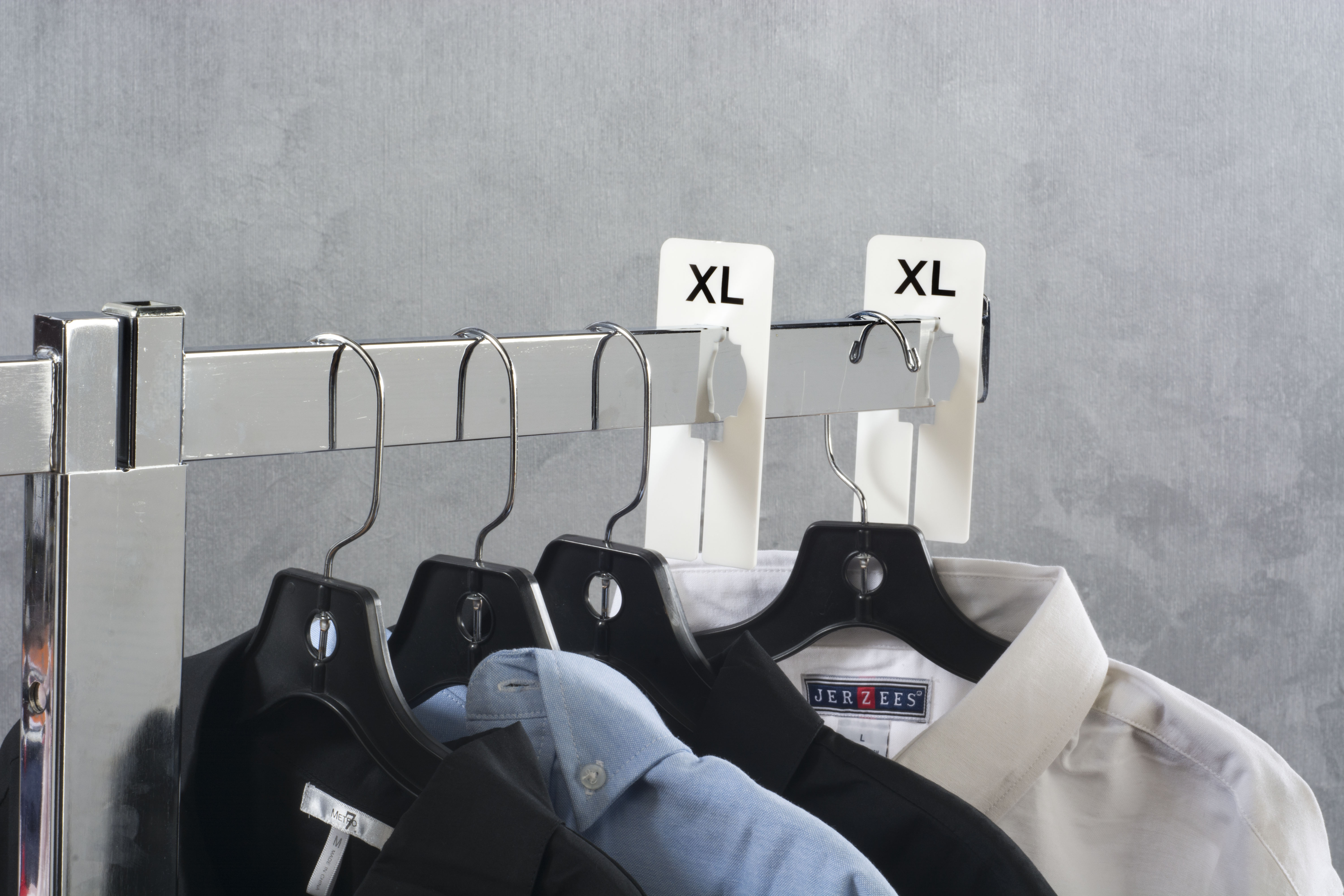 Garment Rack Divide Clothing Rack Size Dividers | Set of 100 Rack Markers | Displays2Go