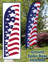 Patriotic Feather Banners