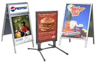 Restaurant Sidewalk Sandwich Board Signs 