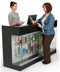 Retail Checkout Counters POS Merchandising Store Fixtures