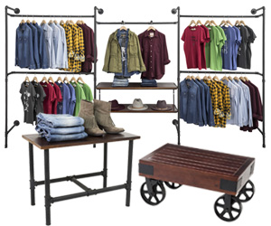 Retail Clothing Display Systems