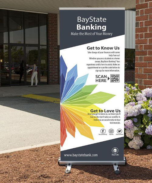 corporate pull up banner