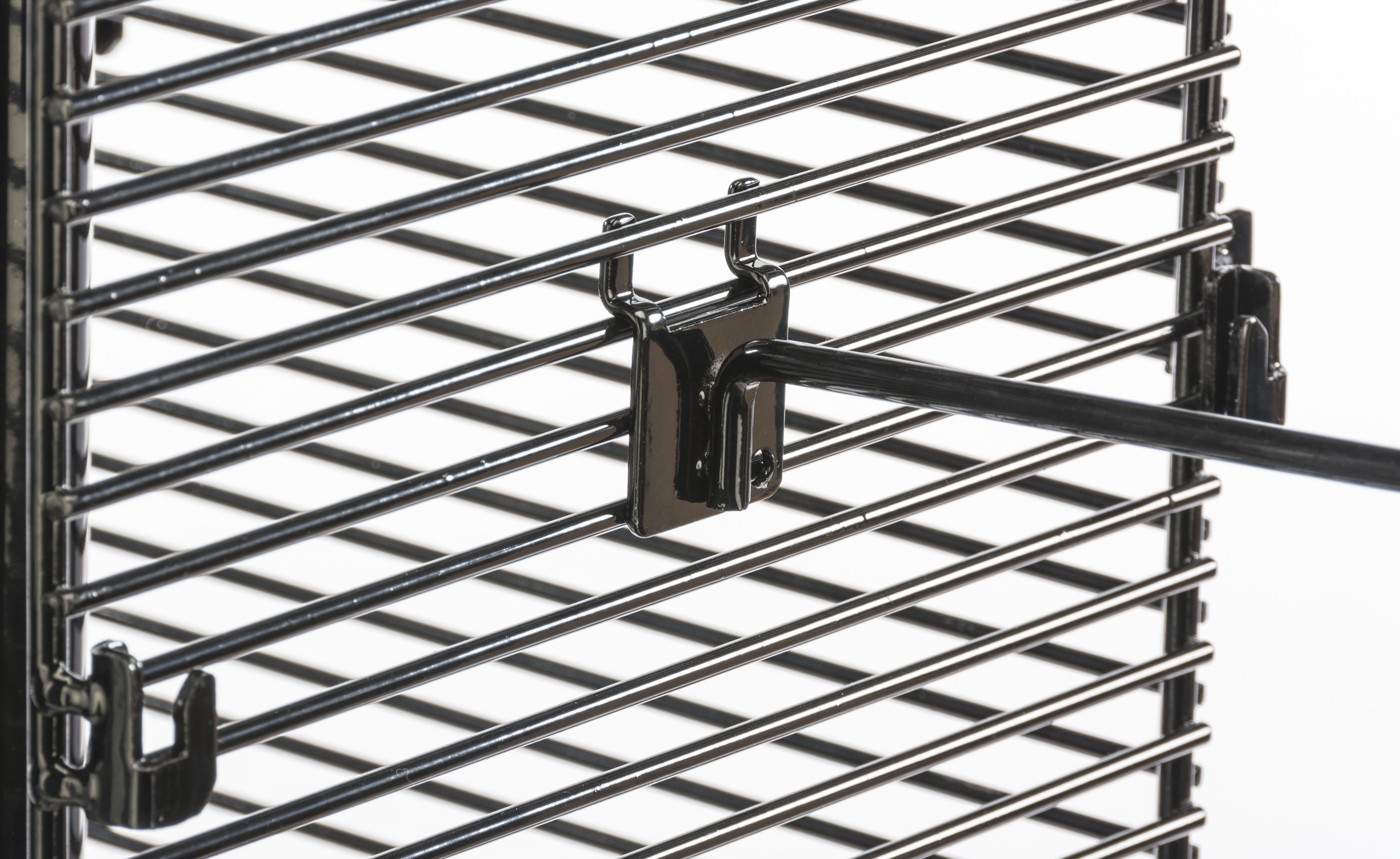 Rotating Grid Rack with 8” Pegs | Includes Levelers and Wheels ...