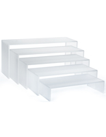 Frosted Acrylic Shelf Risers