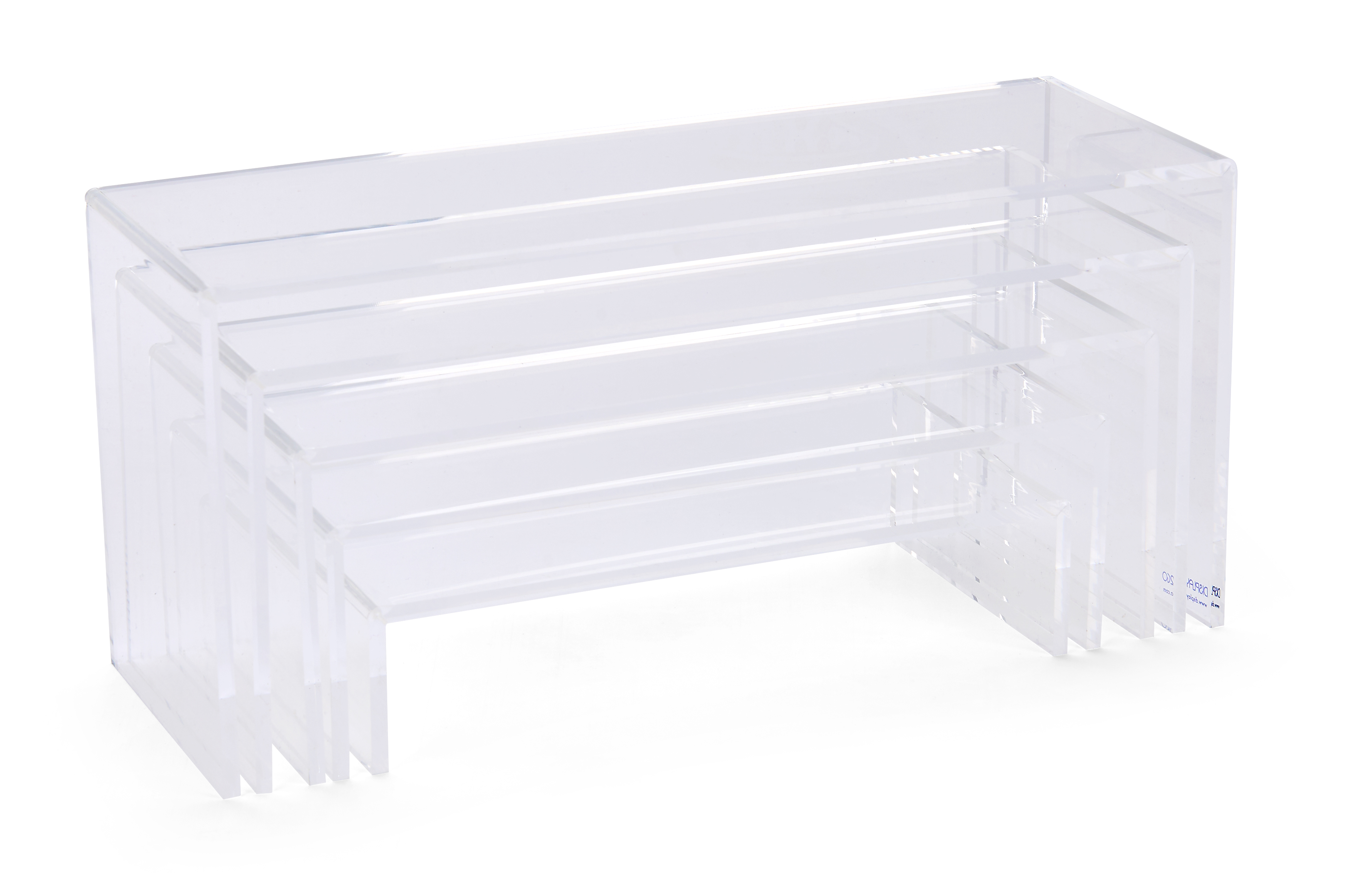 Acrylic Display Risers | Retail Countertop Merchandising Stands ...