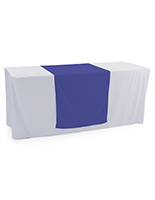 Royal blue table runner with width of 30 inches