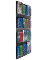 Brochure Wall Display with Black Background