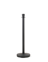 Stanchion post is made with stainless steel