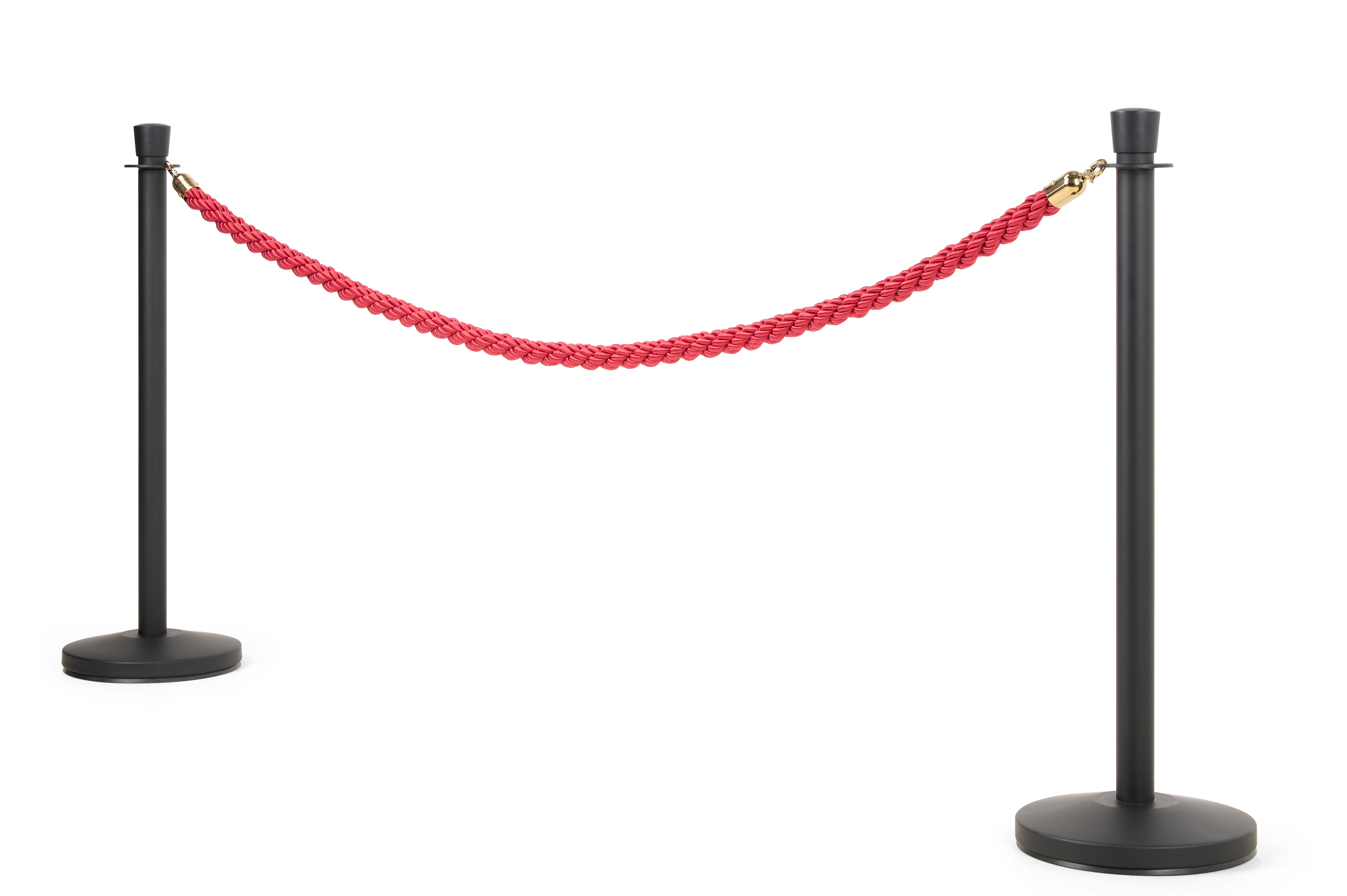 QueuePole 39" Stainless Steel Stanchion Post, Tulip Top Design, Rope Not Included - Image 2