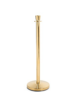 Stanchion post is made with stainless steel