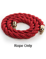 Red Nylon Twisted Barrier Rope