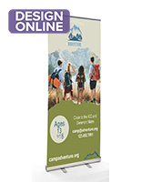 Rollup Banner with single sided graphics