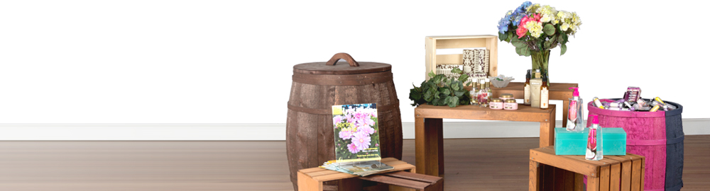 rustic retail displays