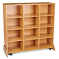 Roll and write cubby storage with MDF construction