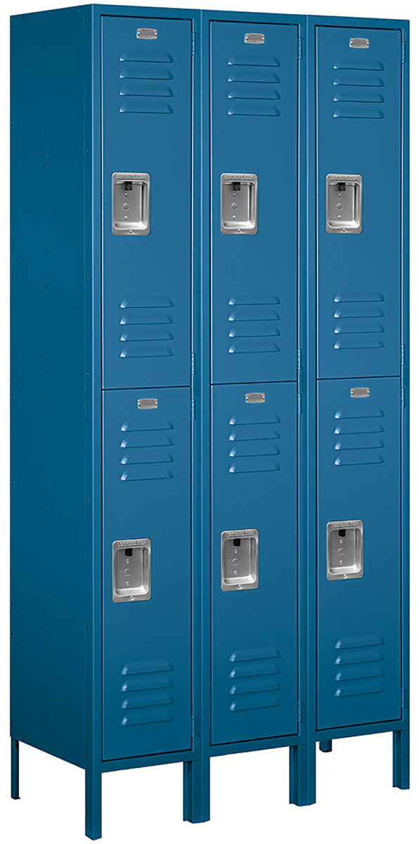 Double Tier Shop Locker | Compatible with Combination Locks | Displays2Go