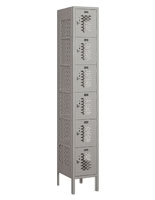 6 Tier Employee Locker with Box Style Compartments